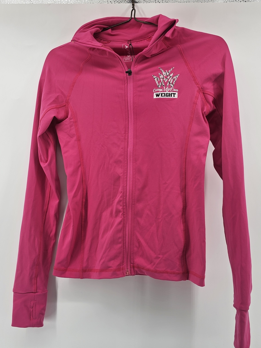 Carry My Own Weight NWT Hot Pink Full Zip Active Jacket Women’s Small